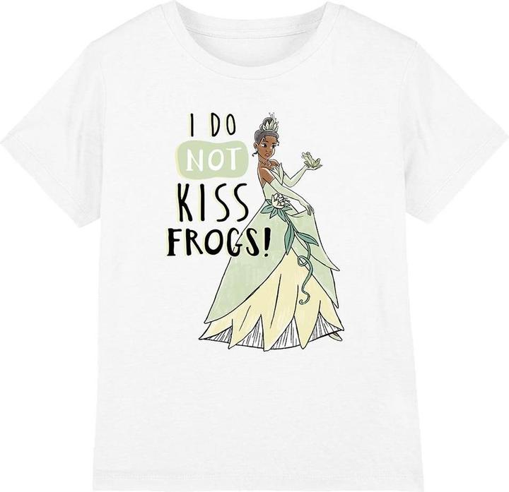 Actual product image Disney Princess Childrens/Kids Does Not Kiss Frogs Tiana T-Shirt (104)