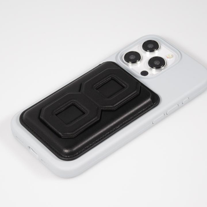 Image du produit PhoneLook Porte-cartes magnétique wallet MagSafe cuir végan avec aimant fort et support pliable intégré