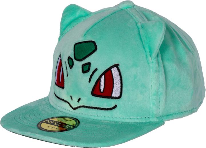 Image du produit Difuzed Pokémon : Peluche Bulbasaur - Casquette (Taille unique)