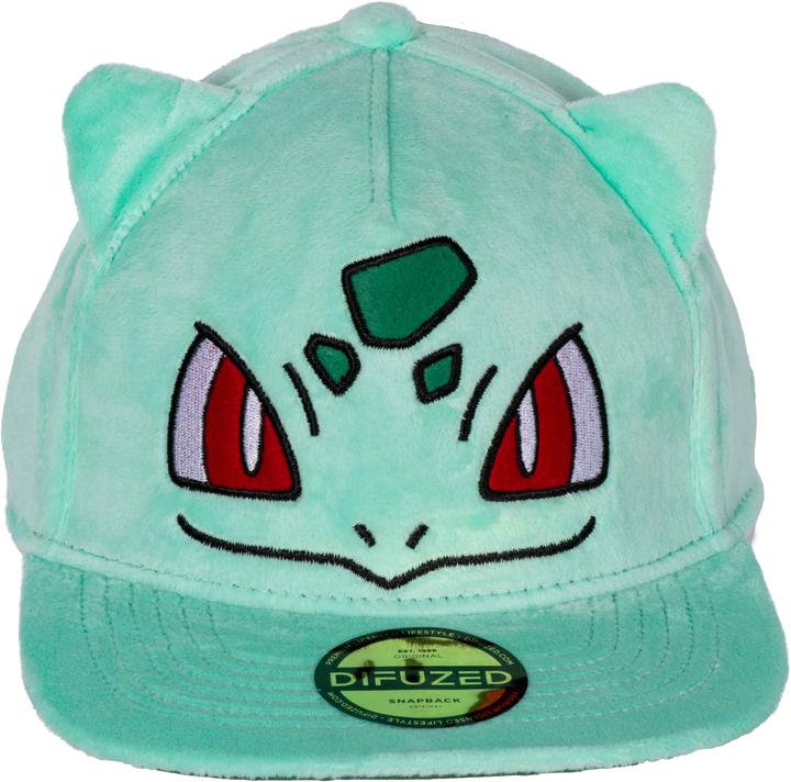 Image du produit Difuzed Pokémon : Peluche Bulbasaur - Casquette (Taille unique)