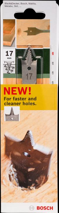 Actual product image Bosch Zubehör Flat milling drill Self Cut, hexagon D= 17.0 mm L= 152 mm (17 mm)