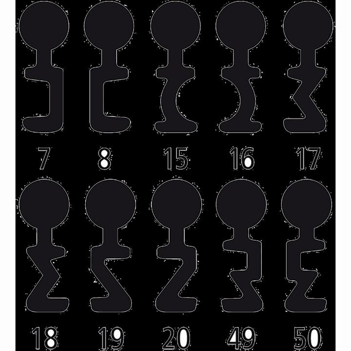Actual product image Schänis Key for mortise lock 7362 (Mortise lock)
