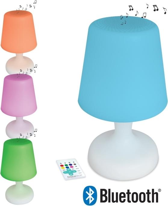 Immagine prodotto Lexibook Altoparlante Bluetooth impermeabile a forma di lampada da tavolo con tecnologia LED, incluso