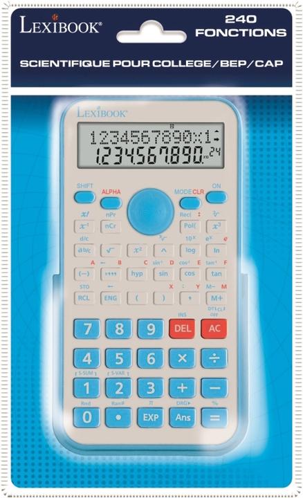 Actual product image Lexibook Scientific calculator with 240 functions