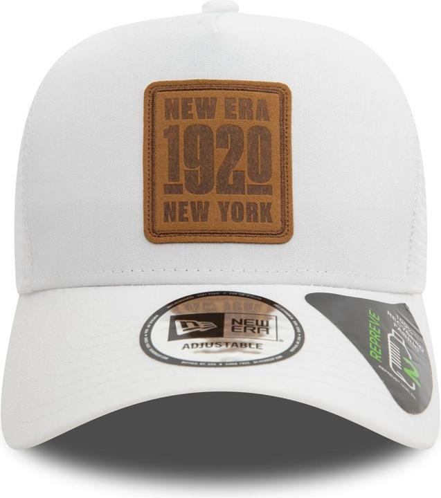 Actual product image New Era Repreve A-Frame Trucker Cap - BRAND PATCH white (One size)