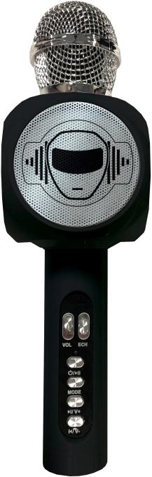 Image du produit Lexibook Microphone de karaoké Bluetooth iParty avec haut-parleur intégré, lumières et changement de voix