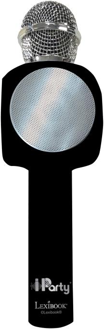 Image du produit Lexibook Microphone de karaoké Bluetooth iParty avec haut-parleur intégré, lumières et changement de voix