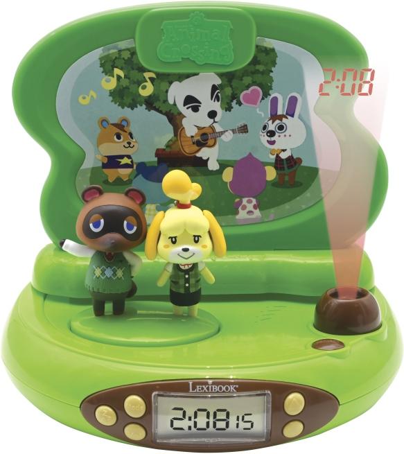 Produktbild Lexibook Animal Crossing 3D Projektions-Wecker mit Soundeffekte