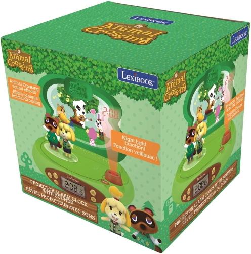 Produktbild Lexibook Animal Crossing 3D Projektions-Wecker mit Soundeffekte