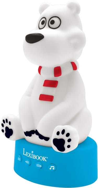 Image du produit Lexibook Ours polaire 3D Veilleuse et conteur avec musique et changement de couleur 17cm (allemand)