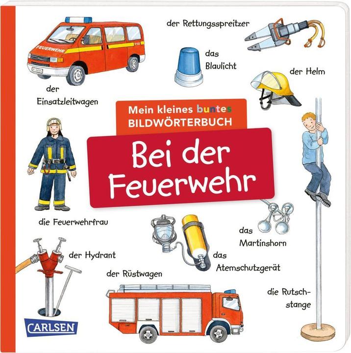 Immagine prodotto Mein kleines buntes Bildwörterbuch: Bei der Feuerwehr (Tedesco, Gisela Fuhrmann, 2023)