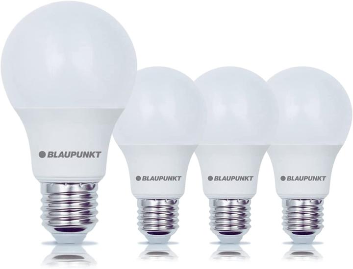 Blaupunkt LED E27 Glühbirne - 9W - Neutralweiss 4000K - Led Lampen - 4-er Pack (E27, 9 W, 900 lm, 4 x, E)