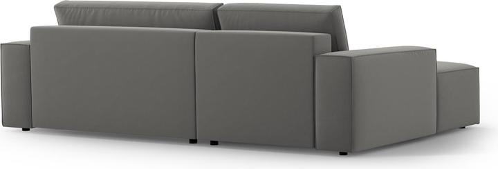 Immagine prodotto Micadoni Divano angolare sinistro in velluto con funzione letto e box, "Jodie", 3 posti (Divano ad angolo)