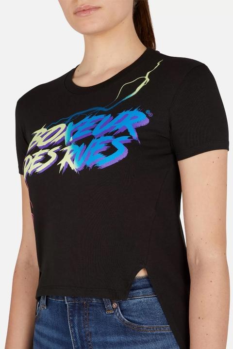 Image du produit Boxeur des Rues Cropped T-Shirt W/ Prints (S)