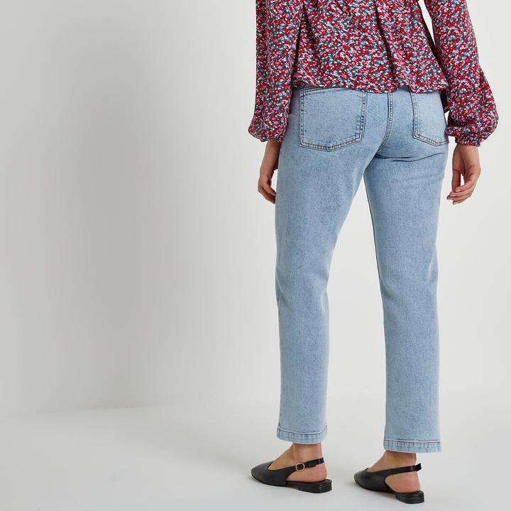 Image du produit La Redoute Collections Jeans de grossesse droit avec un empiècement extensible à la taille (26)