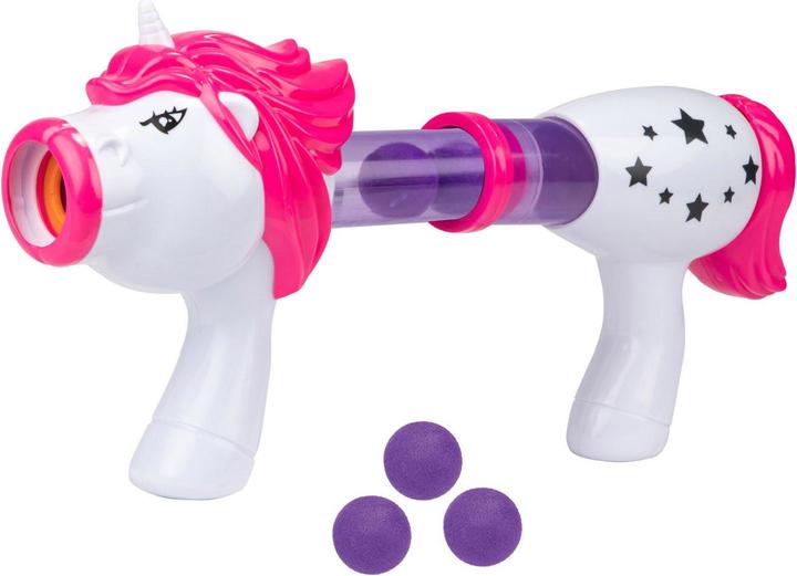 Actual product image Toi-Toys Dream Horse Unicorn Shooting Gun with Foam Bullets