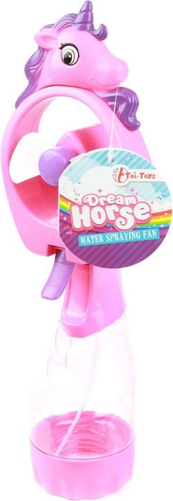 Actual product image Dream Horse Unicorn hand fan and sprayer