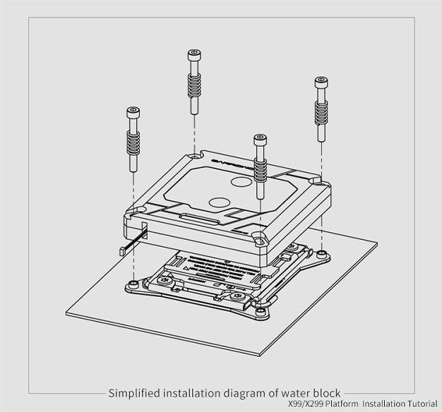 Produktbild Barrowch 115x/x99/x299 CPU Water Block Color screen with Multi-mode - Silvery