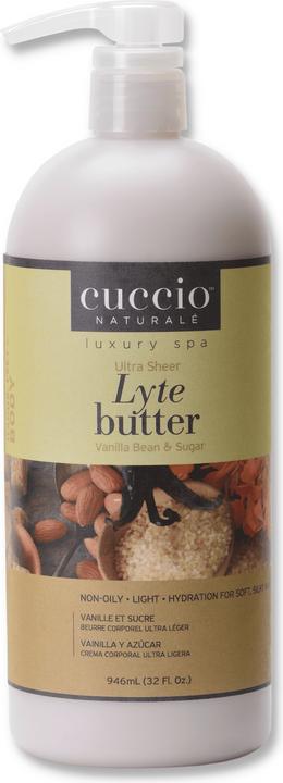 Actual product image Cuccio Lyte Butter Lotion - Vanilla Bean & Sugar (Body lotion, 946 ml)