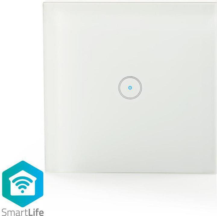 Produktbild Nedis WLAN Smart Lichtschalter (WIFIWS10WT) - Einfach