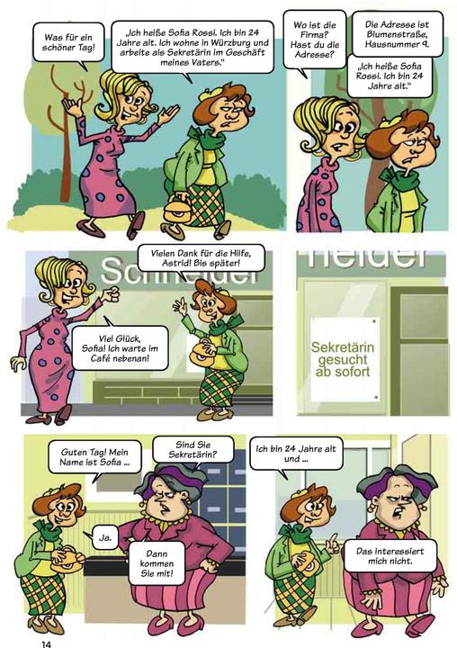 Actual product image Sprachlern-Comic Deutsch als Fremdsprache (German, 2022)