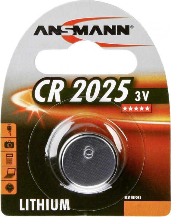 Ansmann lithium cell (1 pcs., CR2025, 165 mAh)