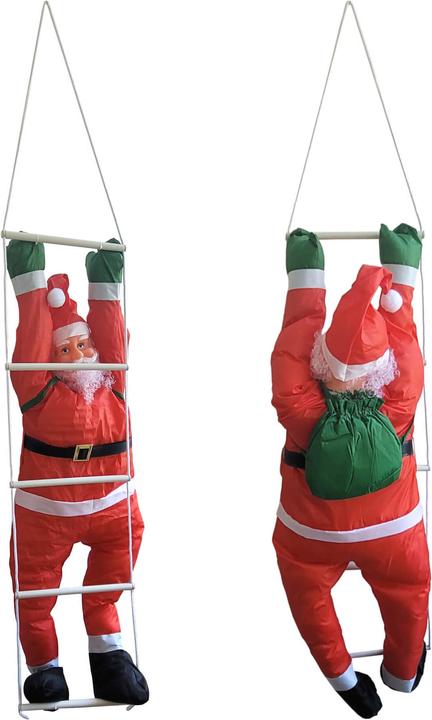Produktbild En.Casa Weihnachtsmann auf Leiter