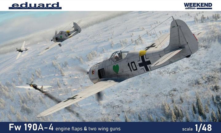 Produktbild Eduard Fw 190A-4 w/ engine flaps & 2-gun wings 1/48 Weekend edition