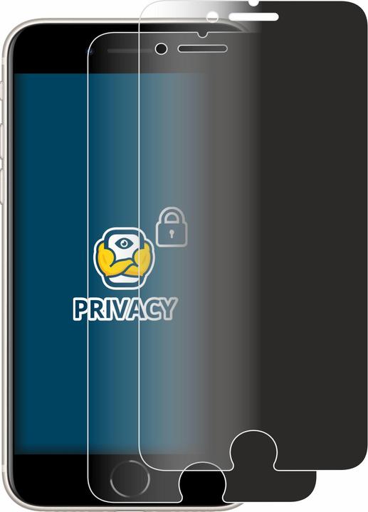 Actual product image BROTECT Anti-spy privacy film Blue light protection film (2 Piece, Apple iPhone SE (3rd Gen))