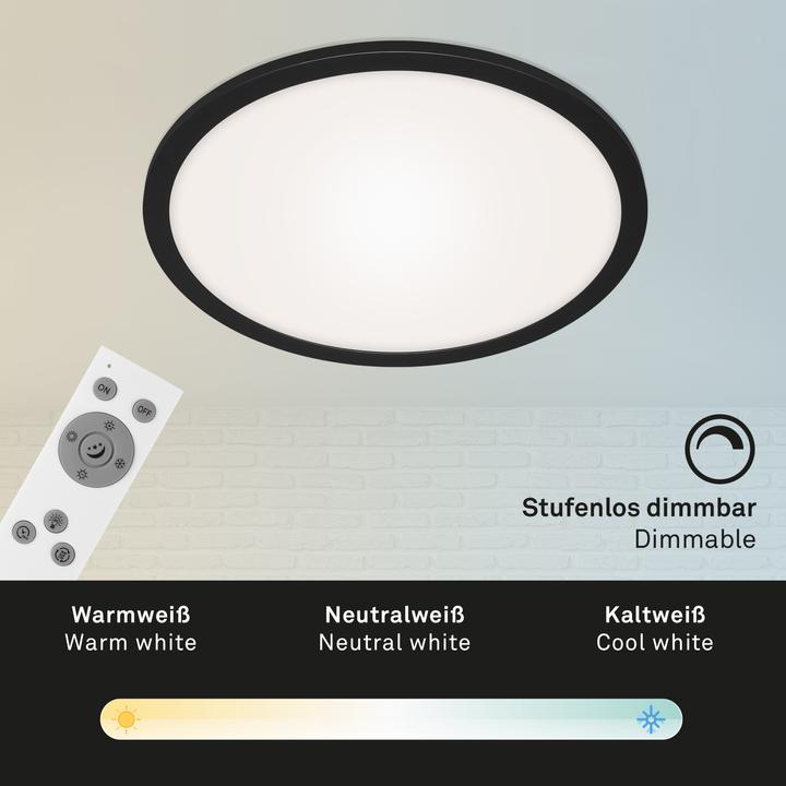 Produktbild Briloner CCT LED Panel, schwarz, LED/24W (2200 lm)