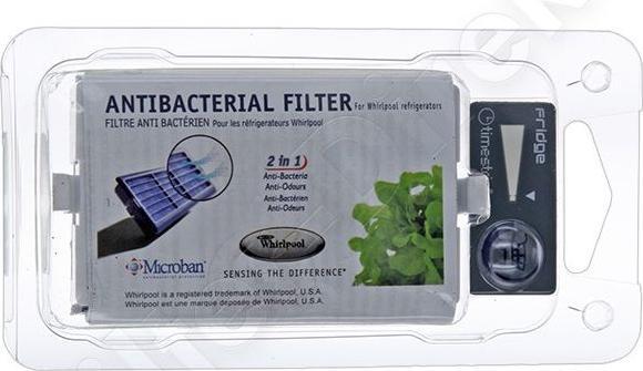 Actual product image Whirlpool 2 antibacterial air filters ANT001 / 481248048172