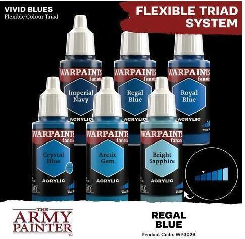 Produktbild The Army Painter Farbe Warpaints Fanatic: Regal Blue 18 ml