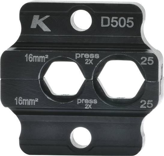 Image du produit Klauke Insert de presse série K50 pour câbles tubulaires/connecteurs DIN D505