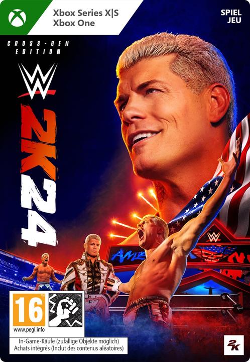 Immagine prodotto Microsoft Xbox WWE 2K24 CrossGen Codice per il download