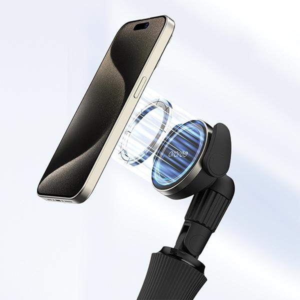 Produktbild Araree Selfie Stick Bluetooth Magfie Pod Pro czarny/black MagSafe Tripod AR60-01909A