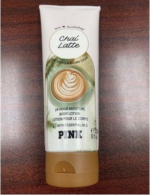 Actual product image Victoria's Secret Pink Chai Latte 24 Hr Moisture Body Lotion 8 Oz (Body lotion, 800 ml)
