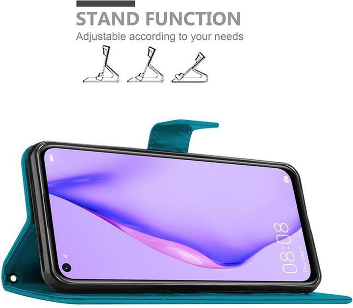 Actual product image Cadorabo Flower Book Cover (Huawei P40 Lite)