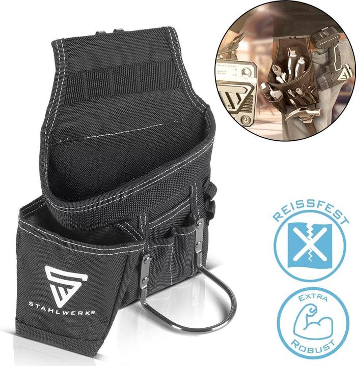 Produktbild Stahlwerk Werkzeuggürtel Werkzeug Gürteltasche Handwerkergürtel aus Polyester (1 Teile)