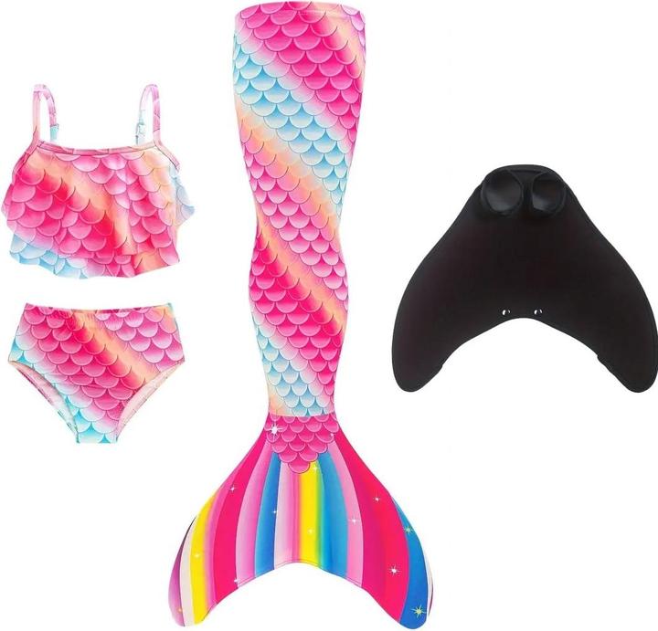 Out of the blue Meerjungfrau Badeanzug mit Bikini und Monoflosse 130 cm (130 C)