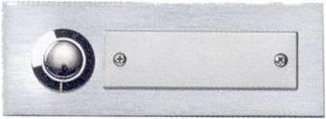 Friedland Plaque de sonnette 1-fois D94/1 inox