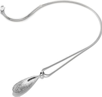 Hot Diamonds Elegant silver necklace with diamond Quest DP831 (chain. pendant)