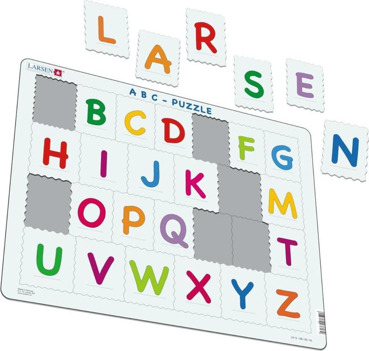 Actual product image Larsen Alphabet (26 pieces)