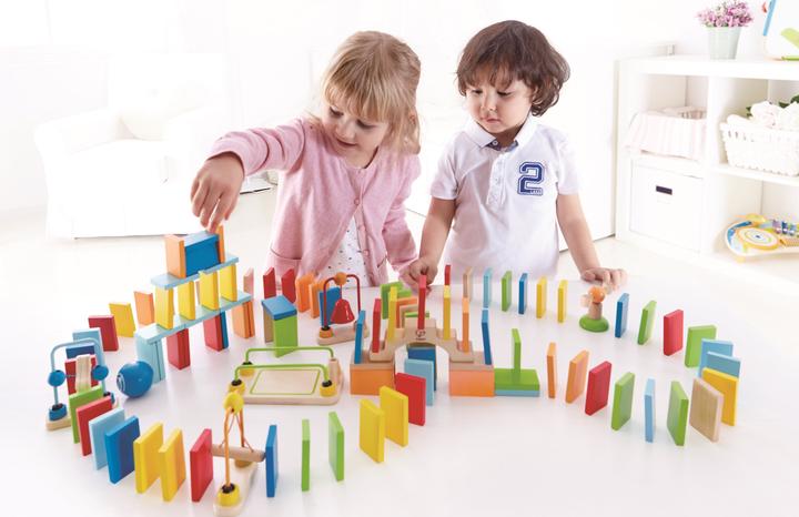 Actual product image Hape fantasy domino