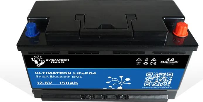 Image du produit Ultimatron Batterie d'alimentation ULS-12V-150Ah LiFePO4 (12.80 V, 150 Ah)