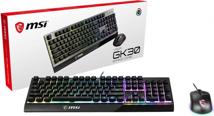 Actual product image MSI Vigor GK30 Combo (DE, Cable)
