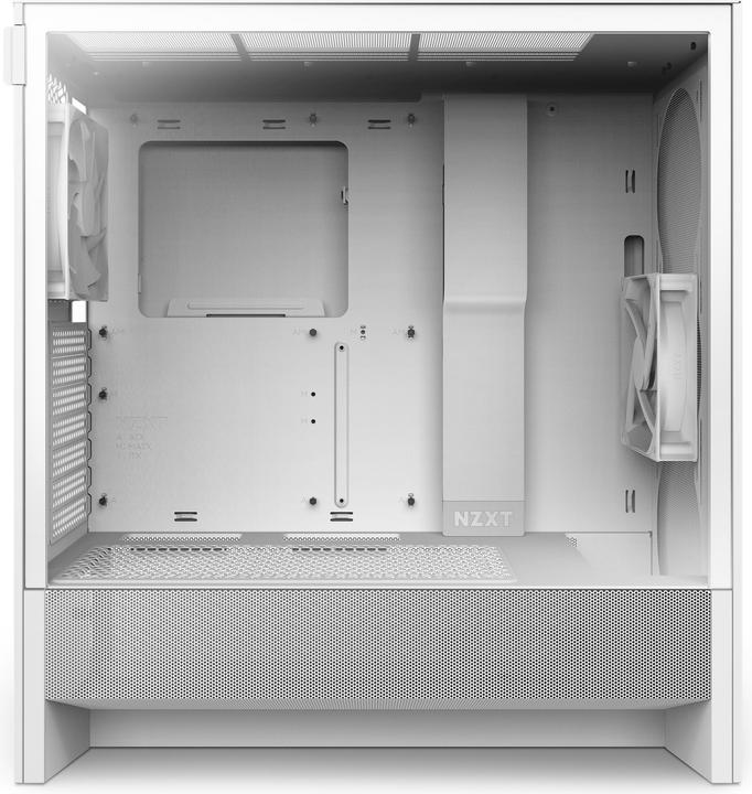 Produktbild NZXT H5 Flow ( 2024 ) (weiss, Tempered Glass) (ATX, mATX, E-ATX, Mini-ITX)