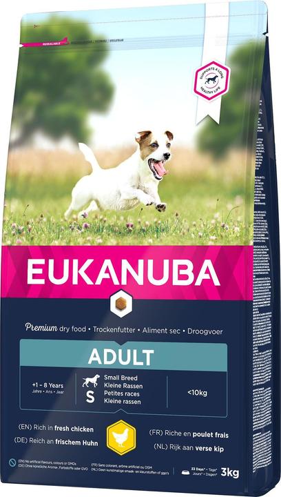 Actual product image Eukanuba Adult Small Breed Chicken (Adult, 1 pcs., 3000 g)