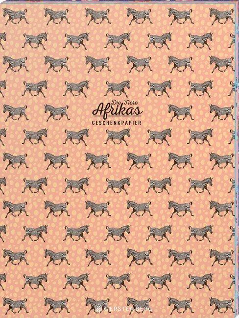 Produktbild Tiere Afrikas Geschenkpapier-Heft,Zebra (Geschenkpapier)