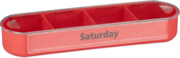 Actual product image Relaxdays Pill Box with 4 Compartments Each