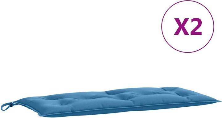 Image du produit VidaXL Coussins de banc de jardin 2 pcs. tissu (100 x 50 x 7 cm)